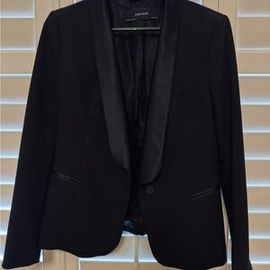 Zara Tuxedo Black Blazer